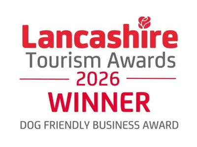 a sign that saysianeine tourism awards winner at The Coach House, Yealand Redmayne perfect for a family in a rural setting, bring your dogs and horse in Beetham