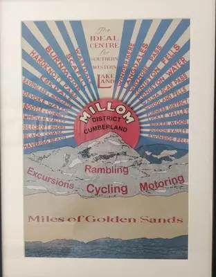 a picture of a poster with the names of different countries at Beauview Brand New For 2023 Wi-Fi and Smart TV in Millom